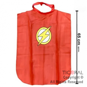 CAPA NIÑO HEROE FLASH x 1